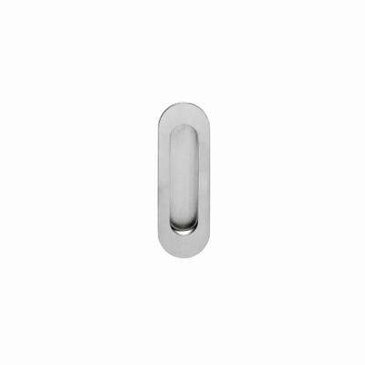 Intersteel Schuifdeurkom ovaalAlvro 12x4cm RVS blind - 0035.447681