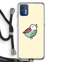 Birdy: Motorola Moto G9 Plus Transparant Hoesje met koord