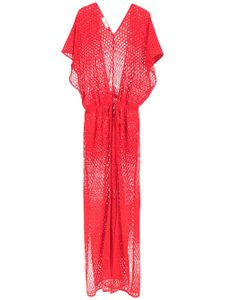 Amir Slama knit beach dress - Rouge