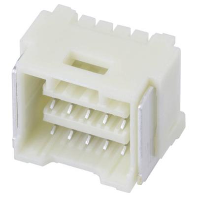 Molex 503148-1090 Female header, inbouw (standaard) Inhoud: 1 stuk(s) Tape on Full reel