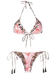 Brigitte bikini à mélange d'imprimés - Multicolore