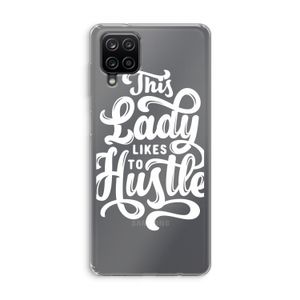 Hustle Lady: Samsung Galaxy A12 Transparant Hoesje