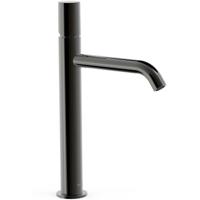 Wastafelkraan Tres Study | Opbouw | Mengkraan | Hoog model | 1-knop | Rond | Black metal