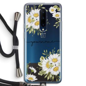 Daisies: OnePlus 7 Pro Transparant Hoesje met koord