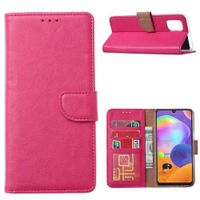 Flip Cover Galaxy Note20 Case Roze met Standaard