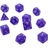 Eclipse 11 Dice Set: Royal Purple Dobbelstenen