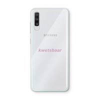 kwetsbaar: Samsung Galaxy A70 Transparant Hoesje