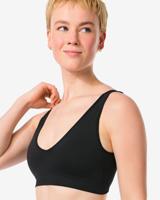 HEMA Naadloze Top Zonder Beugel Zwart (zwart)