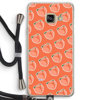 Just peachy: Samsung Galaxy A3 (2016) Transparant Hoesje met koord