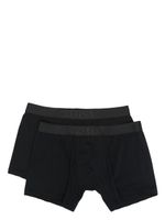 Zegna lots de 2 boxers à taille logo - Noir Zegna lots de 2 boxers à taille logo - Noir