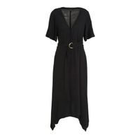 Banana Republic maxi jurk met ceintuur zwart - thumbnail