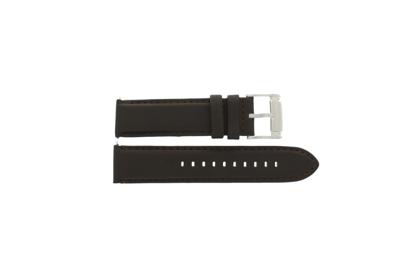 Horlogeband Fossil BQ1161 Leder Bruin 22mm