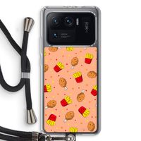 Chicken 'n Fries: Xiaomi Mi 11 Ultra Transparant Hoesje met koord Chicken 'n Fries: Xiaomi Mi 11 Ultra Transparant Hoesje met koord