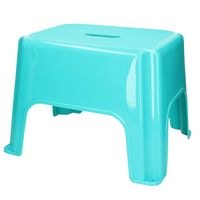 PlasticForte Keukenkrukje/opstapje - Handy Step - blauw - kunststof - 40 x 30 x 28 cm   -