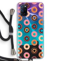 Donuts: Oppo A92 Transparant Hoesje met koord