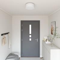 VidaXL Plafonnière met schijnwerpers wit 30 x 30 x 13,5 cm stof