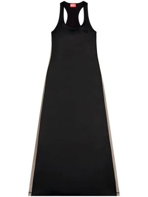 Diesel robe D'Arlyn à coupe longue - Noir