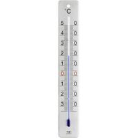 Buitenthermometer geborsteld rvs 28 cm - thumbnail