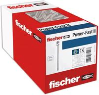 Fischer Power-Fast II 670503 Spaanplaatschroef 6 mm 120 mm Kruiskop Pozidriv Staal Galvanisch verzinkt 25 stuk(s) - thumbnail