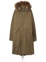 Burberry parka en coton à capuche - Marron