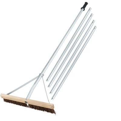 Dakreinigingsgereedschap 165-626 cm in Lengte Verstelbare Dakrekel met 5 Lichte Aluminium Verlengstangen