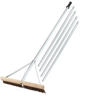 Dakreinigingsgereedschap 165-626 cm in Lengte Verstelbare Dakrekel met 5 Lichte Aluminium Verlengstangen