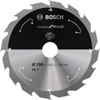 Bosch Accessories Bosch 2608837706 Hardmetaal-cirkelzaagblad 190 x 30 mm Aantal tanden: 16 1 stuk(s)
