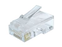 Gembird LC-8P8C-002/50 RJ-45 Transparant kabel-connector - thumbnail