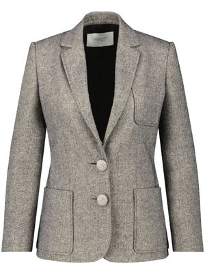 Giambattista Valli blazer à simple boutonnage - Gris