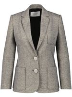 Giambattista Valli blazer à simple boutonnage - Gris