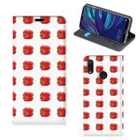 Huawei Y7 hoesje Y7 Pro (2019) | Flip Style Cover | Paprika Red