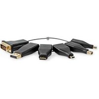 HDMI©-Adapter | DisplayPort Male / DVI-D 24+1-Pins Male / HDMI© Micro-Connector / HDMI© Mini-C