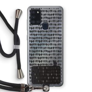 Crazy shapes: Samsung Galaxy A21s Transparant Hoesje met koord
