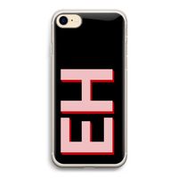 Monogram: iPhone 7 Transparant Hoesje