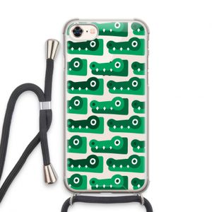 Crocs: iPhone 8 Transparant Hoesje met koord