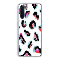 Cheetah color: Oppo A91 Transparant Hoesje