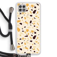 Terrazzo N°13: Samsung Galaxy A22 4G Transparant Hoesje met koord