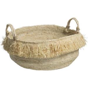 Mand Fringes - naturel - 23xØ40 cm - Leen Bakker