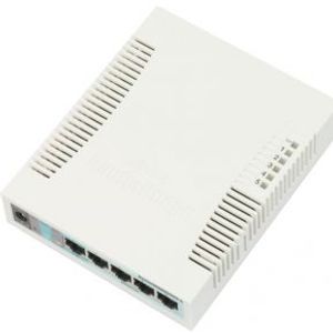 Mikrotik RB260GS Gigabit Ethernet (10/100/1000) Power over Ethernet (PoE) Wit netwerk-switch