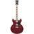 D&apos;Angelico Premier DC Burnt Red semi-akoestische gitaar