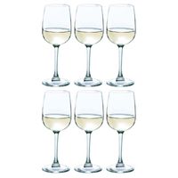 6x Wijnglas/wijnglazen Versailles voor witte wijn 280 ml   -