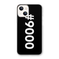#9000: iPhone 13 mini Transparant Hoesje