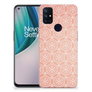 OnePlus Nord N10 5G TPU bumper Pattern Orange