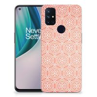 OnePlus Nord N10 5G TPU bumper Pattern Orange - thumbnail