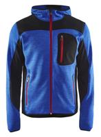 Blåkläder Gebreid vest met softshell 49302117 | Korenblauw/Zwart | Maat L - 7330509446355