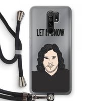 Let It Snow: Xiaomi Redmi 9 Transparant Hoesje met koord