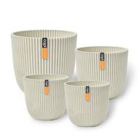 Capi Europe Set Pot bol Groove &apos;made with&apos; - Set M - Zaagsel beige