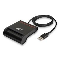 ACT AC6015 smart card reader Binnen USB 2.0 Zwart - thumbnail