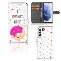 Samsung Galaxy S22 | Book Cover | Donut Roze Samsung Galaxy S22 | Book Cover | Donut Roze