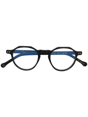 Lesca lunettes de vue Icon à monture ronde - Noir